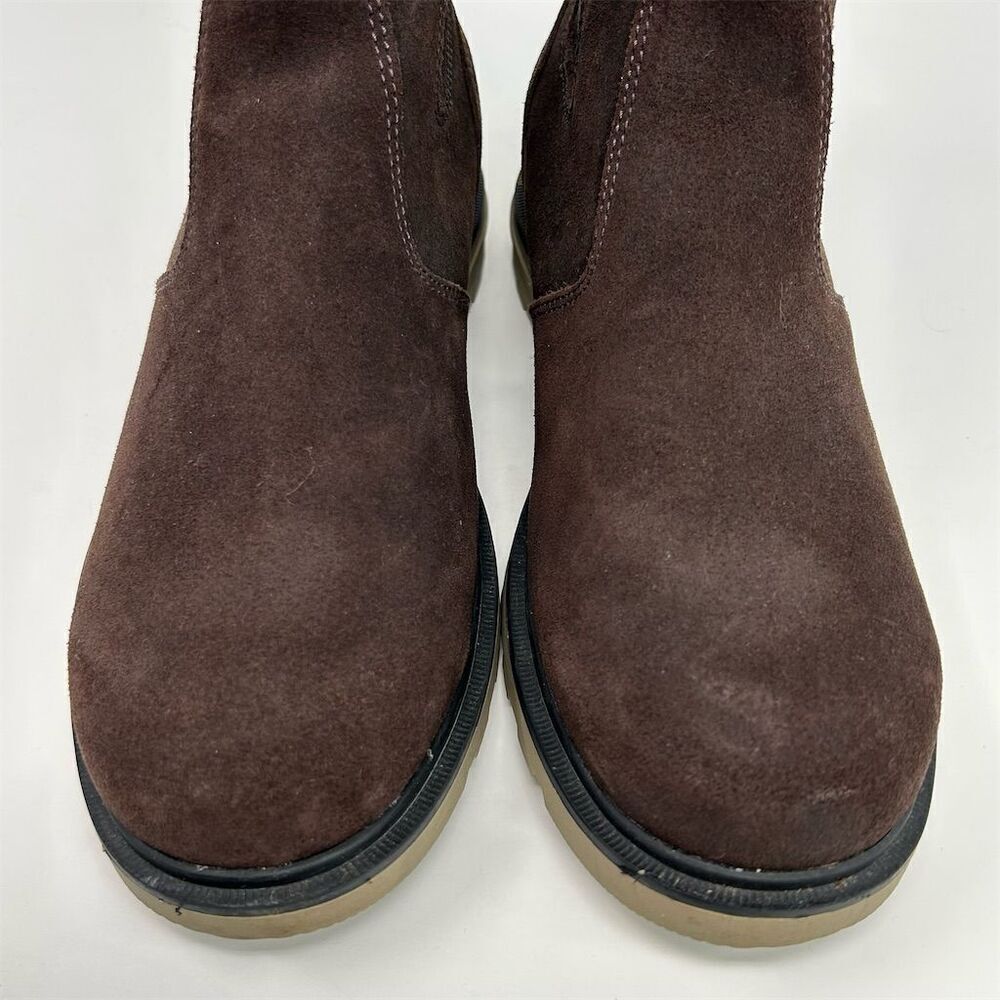 Sorel Men's Chelsea Brown Suede Leather Waterproof Boots Size 7.5 Comfort - Picture 6 of 13